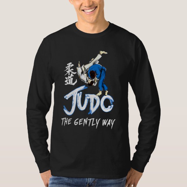 Camiseta Artes Marciais Judô Joga O Jeito Gentil Mma (Frente)