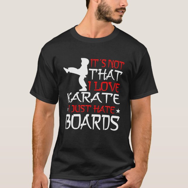 Camiseta ARTES MARCIAIS KARATE Eu só odeio Conselhos (Frente)