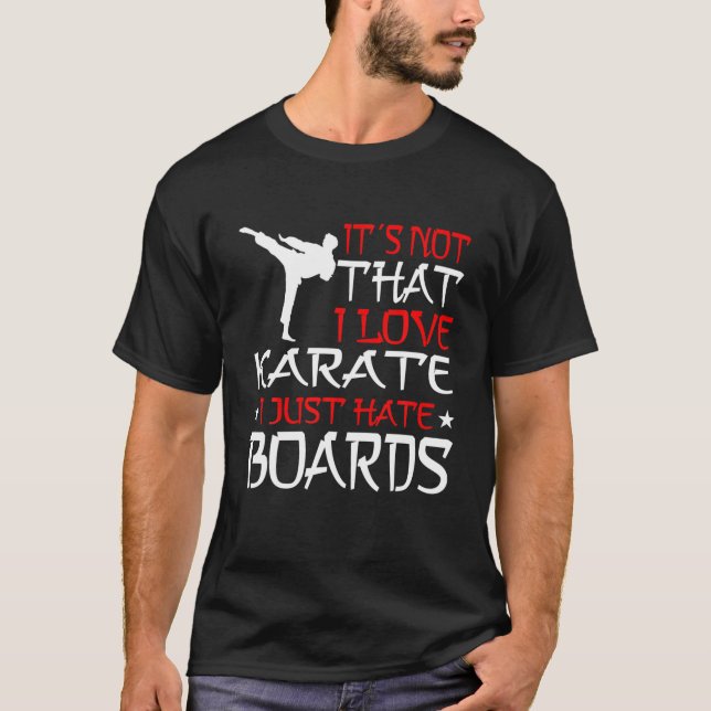 Camiseta ARTES MARCIAIS KARATE Eu só odeio Conselhos (Frente)