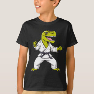Camiseta Artes Marciais Karate T-rex Taekwondo Kickboxing P