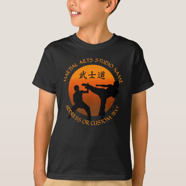 Camiseta Artes Marciais Karate Taekwondo Kung Fu Studio Pro (Frente)