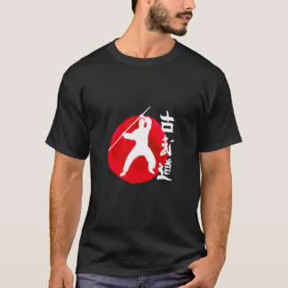 Camiseta Artes Marciais Kobudo Japão Lutador Desenho de Lut