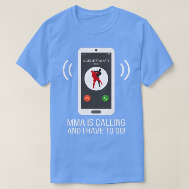 Camiseta Artes Marciais Mistas Mistas Engraçadas Está Chama (Frente do Design)