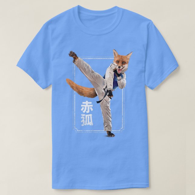 Camiseta Artes Marciais para IlustraçãoCartaz Preto B (Frente do Design)