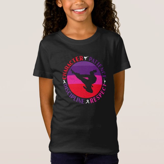 Camiseta Artes Marciais Valores Fundamentais - Caratê (Frente)