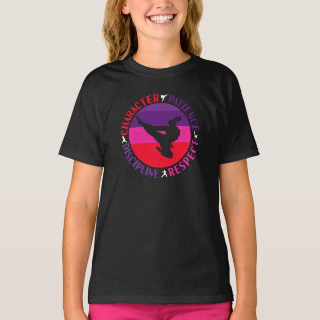 Camiseta Artes Marciais Valores Fundamentais - Caratê (Frente)