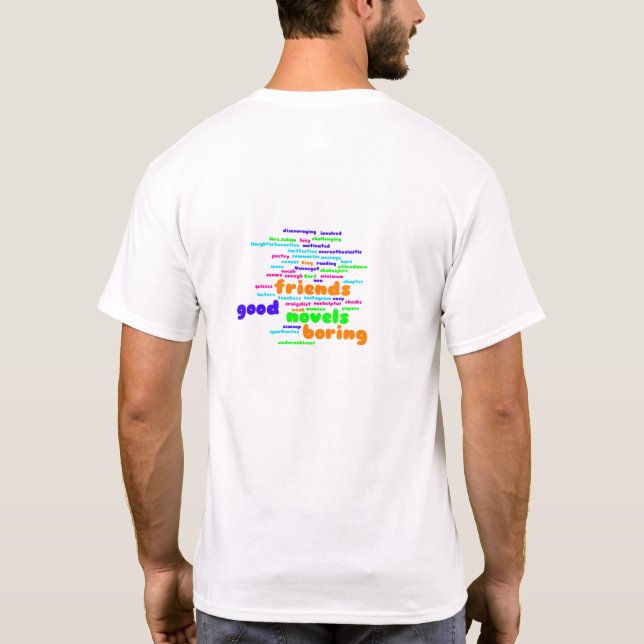 Camiseta Artes masculinas: layout traseiro (Verso)