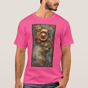 Camiseta Artes Mecânicas Industriais trabalho de arte Steam