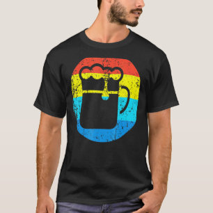 Camiseta Artesanato Beer Beer Beer Glass Estilo Ci retroati