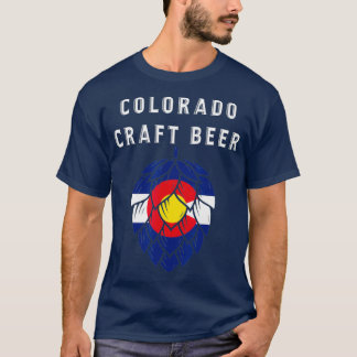 Camiseta Artesanato Beer Colorado Flag EUA 4 de julho Brewe