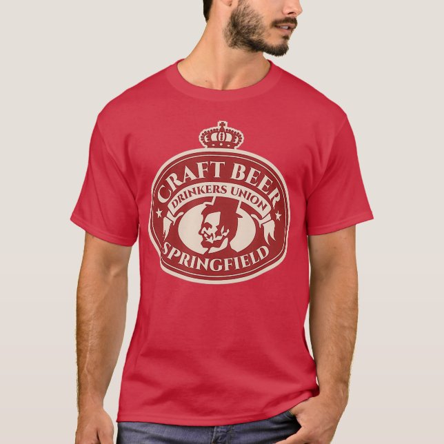 Camiseta Artesanato Beer Lover - Springfield Illinois (Frente)