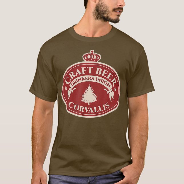 Camiseta Artesanato Beer Lovers Corvallis Oregon (Frente)
