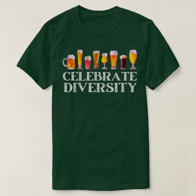 Camiseta Artesanato Beer Lovers Gift Celebra o Distrito da  (Frente do Design)