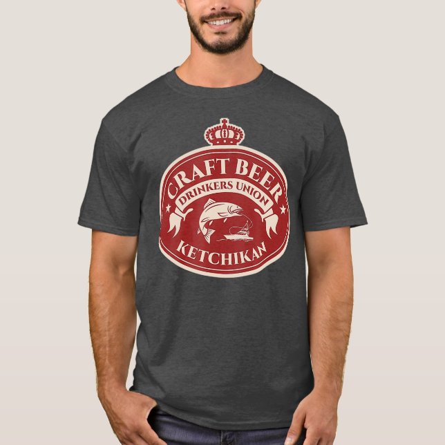 Camiseta Artesanato Beer Lovers Ketchikan Alaska (Frente)