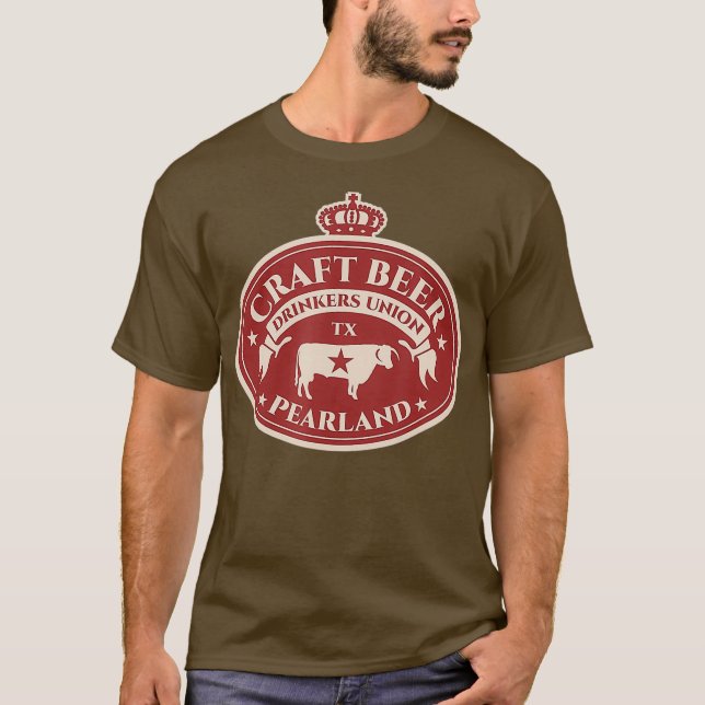 Camiseta Artesanato Beer Lovers - Pearland Texas (Frente)
