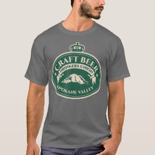 Camiseta Artesanato Beer Lovers - Spokane Valley Washington
