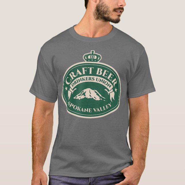 Camiseta Artesanato Beer Lovers - Spokane Valley Washington (Frente)