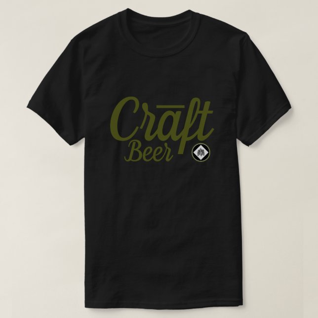 Camiseta Artesanato Beer - Símbolo Saltos Ver.2 Verde (Frente do Design)
