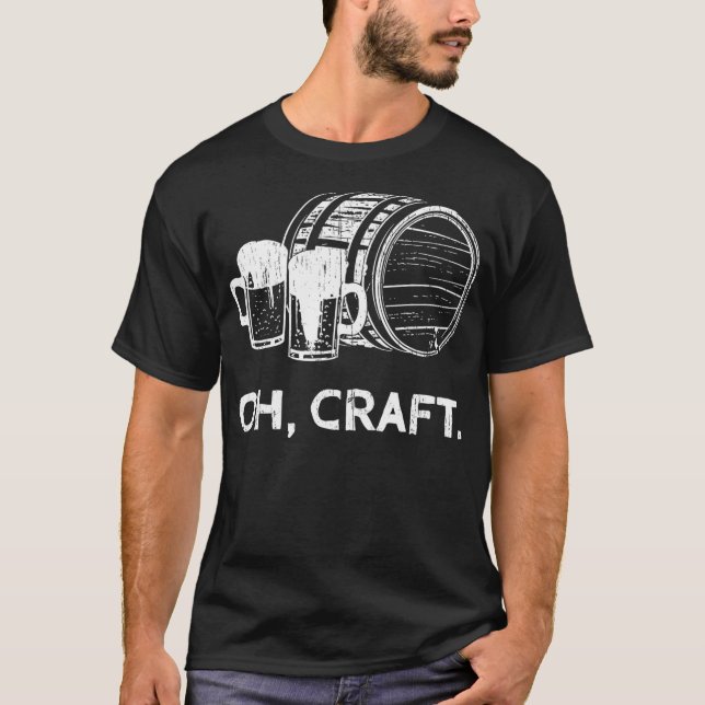 Camiseta Artesanato Cerveja Bêbada Whiskey Gin Vodka Tee (Frente)