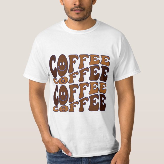 Camiseta artesanatos de café (Frente)