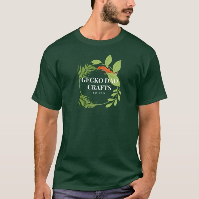 Camiseta Artesanatos do Pai Gecko (Frente)