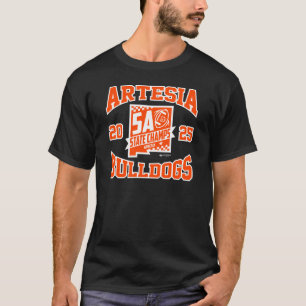 Camiseta Artesia Bulldogs State Champs Logo