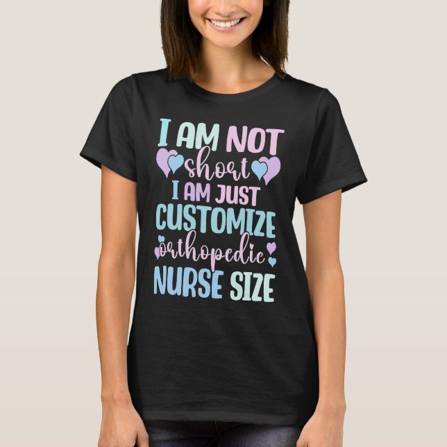 Camiseta Arthritis Nursing Woman Customize Orthopedic Nurse (Frente)