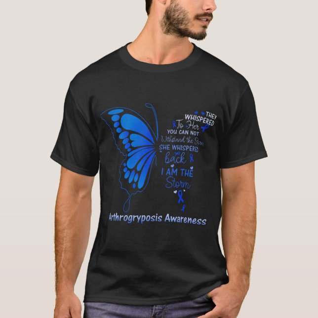 Camiseta Arthrogryposis Eu Sou A Tempestade (Frente)