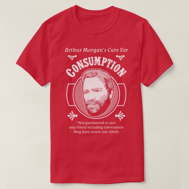 Camiseta Arthur Mórgãos Cure para Consumo (Frente do Design)