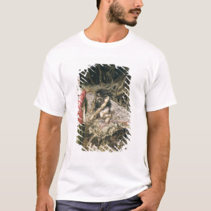 Camiseta Arthur Rackham a corte de Grimhilde, a traça
