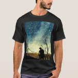 Camiseta Arthur Rackham Illustração Comus Starry Night<br><div class="desc">Do Comus de Milton - Ilustração de Arthur Rackham</div>
