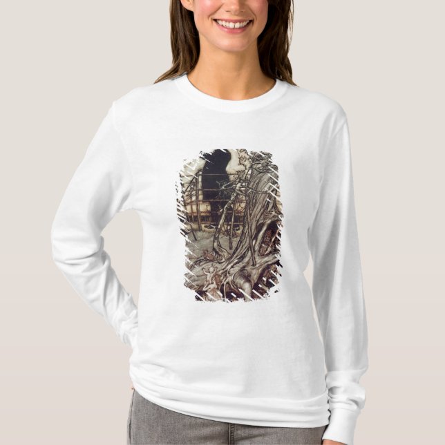Camiseta Arthur Rackham | os jardins de Kensington está em (Frente)