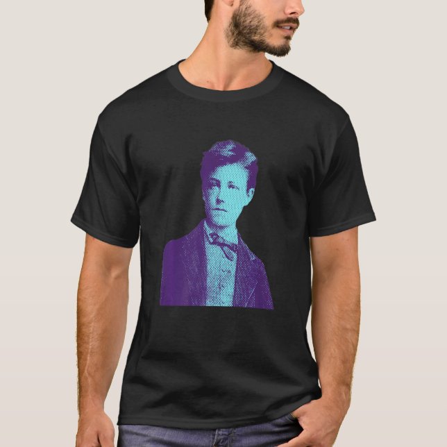 Camiseta Arthur Rimbaud poeta francês (Frente)