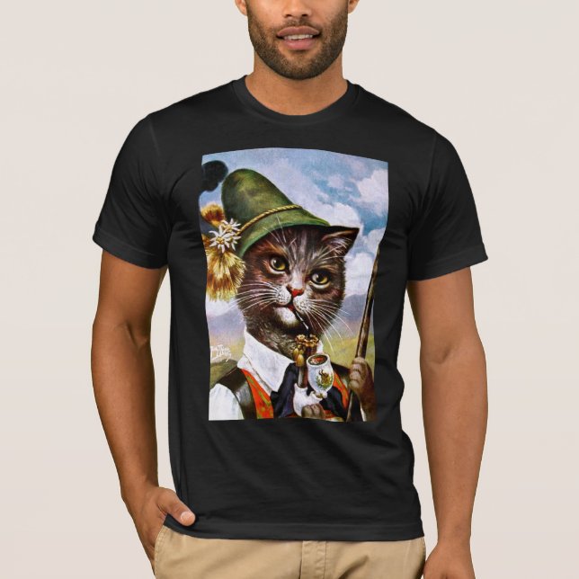 Camiseta Arthur Thiele - gato bávaro dos cumes (Frente)