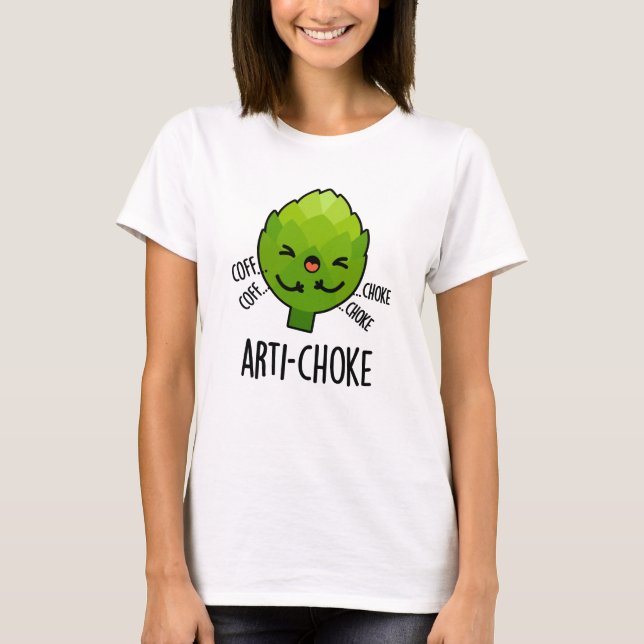 Camiseta "Artichoke" Encantada "Funny Veggie Artichoke Pun" (Frente)
