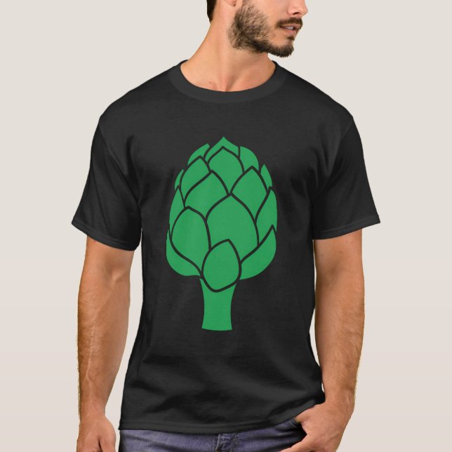 Camiseta Artichoke Vegetarian Lover Vegetable Thiste (Frente)