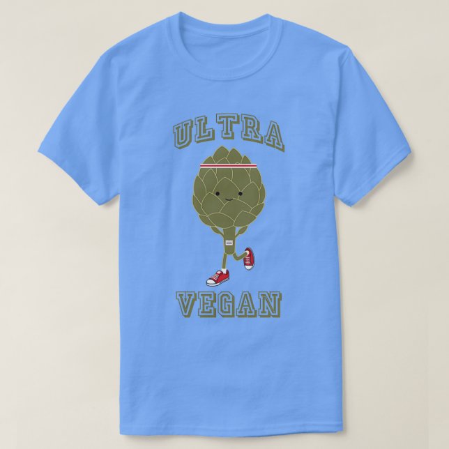 Camiseta Artichoque de Execução Retroativa Ultra Vegan (Frente do Design)