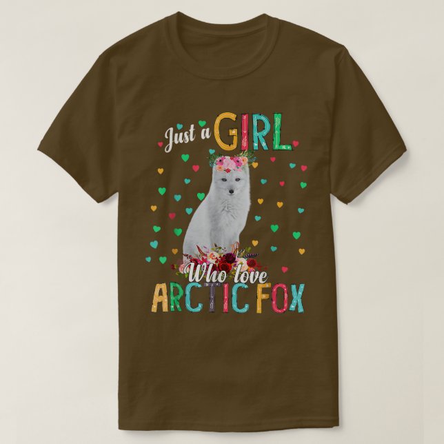 Camiseta Ártico Apenas Uma Menina Que Ama Ártico Por 109 (Frente do Design)