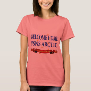 Camiseta Ártico bem-vindo da casa USNS