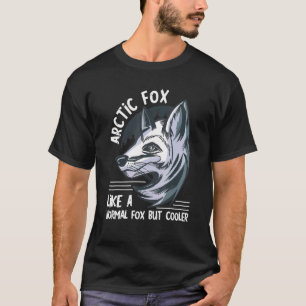Camiseta Ártico Cinto Como Uma Paisagem Raposa Normal