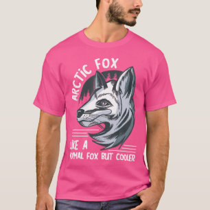 Camiseta Ártico Cinto Como Uma Paisagem Raposa Normal