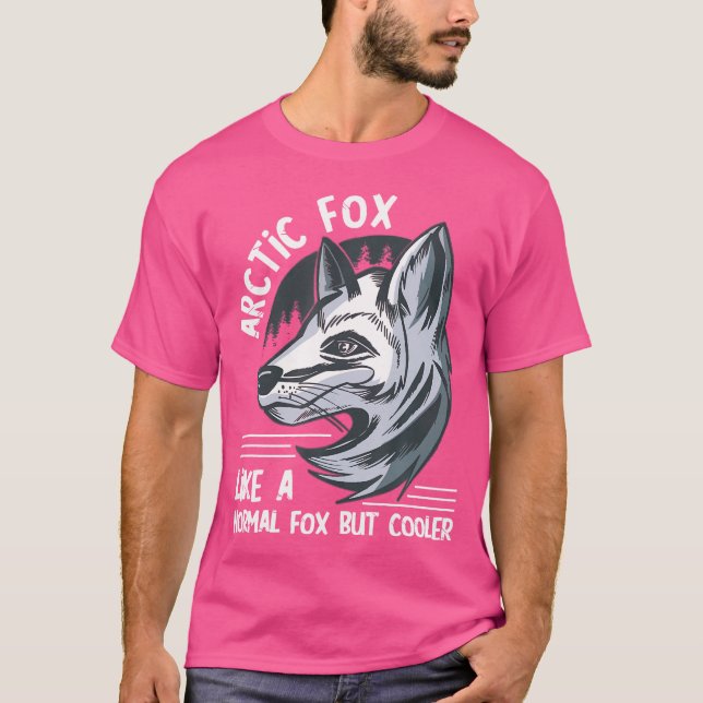 Camiseta Ártico Cinto Como Uma Paisagem Raposa Normal (Frente)
