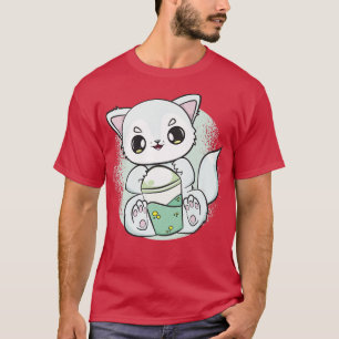 Camiseta Ártico Com Chá De Bolha Para Boba Lover