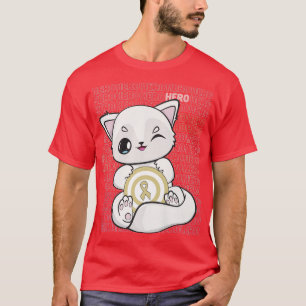 Camiseta Ártico Com Faixa De Kawaii Para Cancer Infantil
