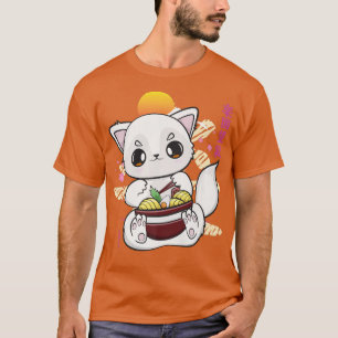 Camiseta Artico Fo Come Noodles Japoneses E Kawaii Ramen P