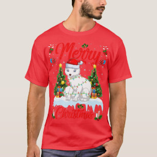 Camiseta Ártico Fo Lover Xmas Papais noeis De Iluminação Ár