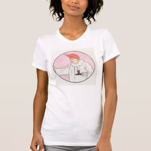 Camiseta Artigo arquivado do modelo para o ganso de mãe
