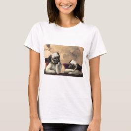 Camiseta Artigos angélicos do presente do querubim do Pug