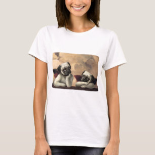 Camiseta Artigos angélicos do presente do querubim do Pug