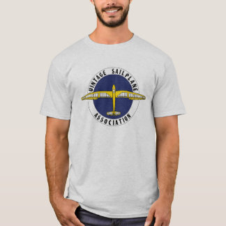 Camiseta Artigos da associação de Sailplane do vintage